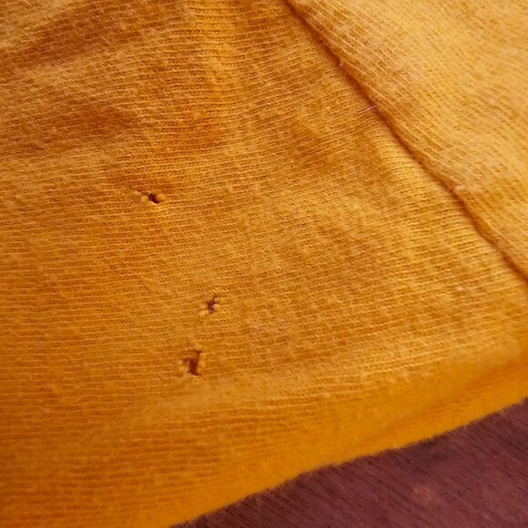 Majestic Pirates Polanco #25 T-Shirt Men 2XL 100% Cotton Yellow Fan Shirt - Picture 4 of 6